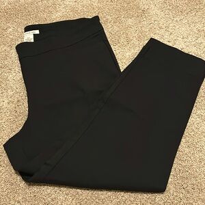 Zac and Rachel Woman Black Crop Pants Sz 18W